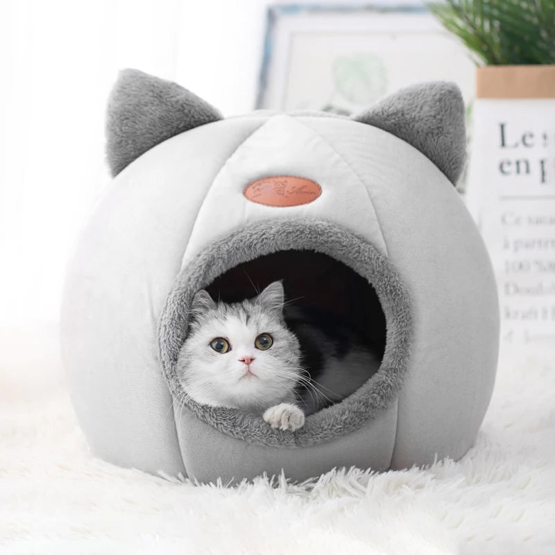 Nouveau confort de sommeil profond en hiver lit de chat tapis de glace panier petit chien maison produits animaux tente confortable grotte nid intérieur Cama Gato