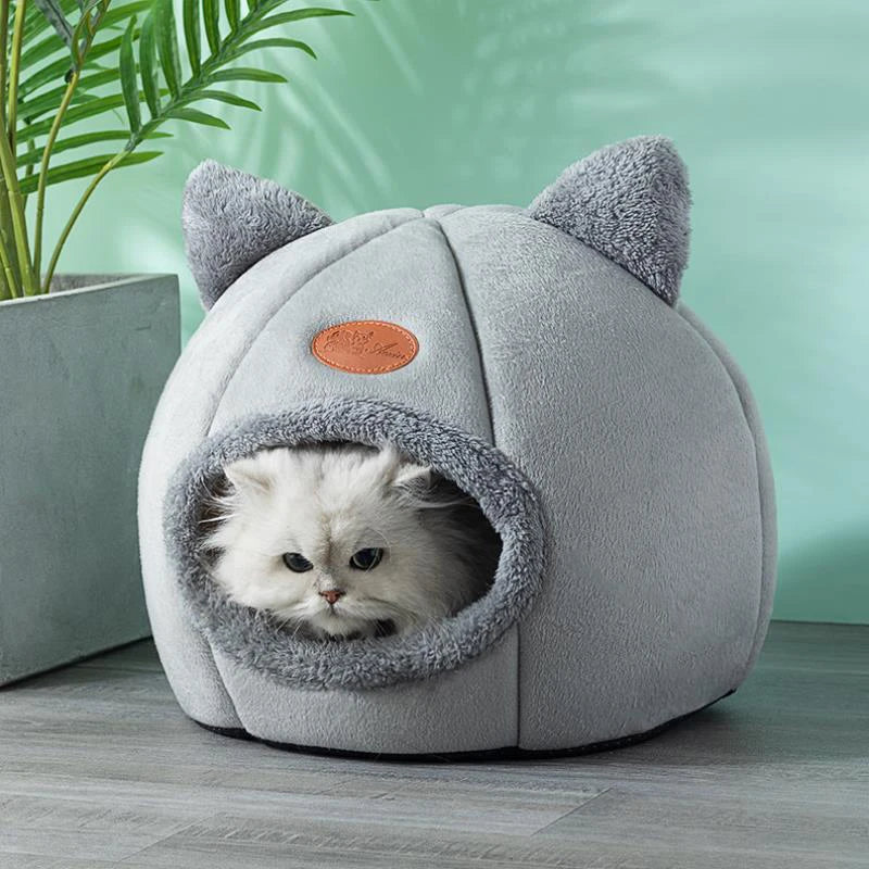 Nouveau confort de sommeil profond en hiver lit de chat tapis de glace panier petit chien maison produits animaux tente confortable grotte nid intérieur Cama Gato