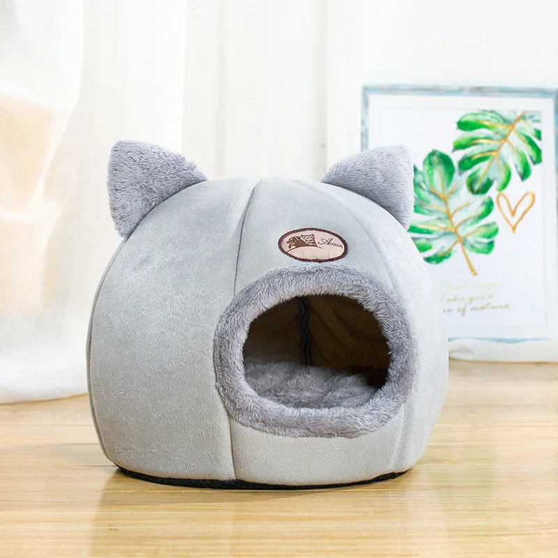 Nouveau confort de sommeil profond en hiver lit de chat tapis de glace panier petit chien maison produits animaux tente confortable grotte nid intérieur Cama Gato