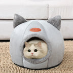 Nouveau confort de sommeil profond en hiver lit de chat tapis de glace panier petit chien maison produits animaux tente confortable grotte nid intérieur Cama Gato