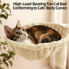 Grande maison pour chats et chatons, tour de jeu pour chats avec 2 poteaux à gratter, grande maison pour chats et chatons