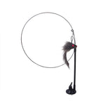 Jouet à plume FeatherPlay™ | Ventouse et jeu de chasse pour chat