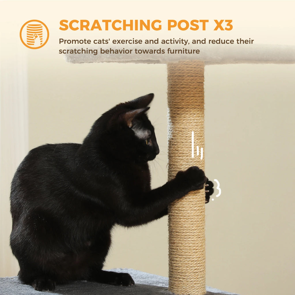 Arbre à chat PAWZ Road pour intérieur | Hamac, niche et griffoirs en sisal