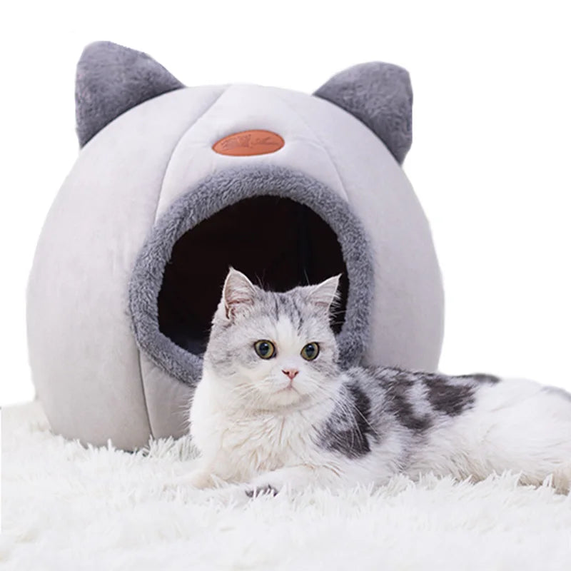 Nouveau confort de sommeil profond en hiver lit de chat tapis de glace panier petit chien maison produits animaux tente confortable grotte nid intérieur Cama Gato