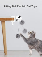 Jouet à mouvement électronique pour chat, boule de levage YoYo, battement électrique, teaser coule pour chat, puzzle rotatif coule, jouet pour animal de compagnie