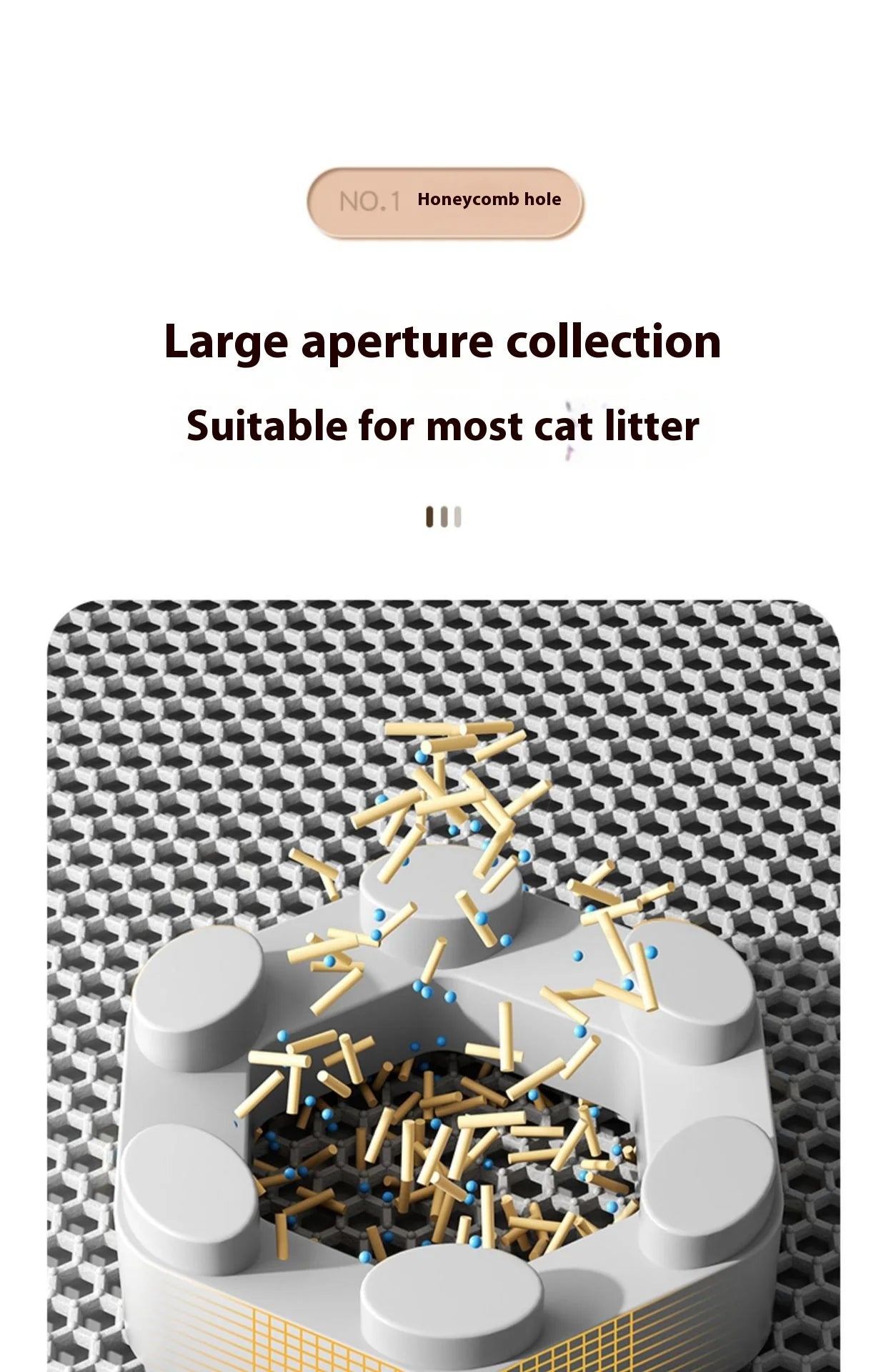 Tapis de litière pour chat, conception à 2 couches, technologie de piégeage du sable de qualité supérieure, Base étanche, protection de sol antidérapante pour animaux de compagnie, pour chatons d'intérieur