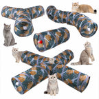 Jouet tunnel pliable pour animal de compagnie, tube de tunnel de jeu ennuyé pour chiot, chaton et lapin, jouet coule et amusant, entraînement pour chat et chaton