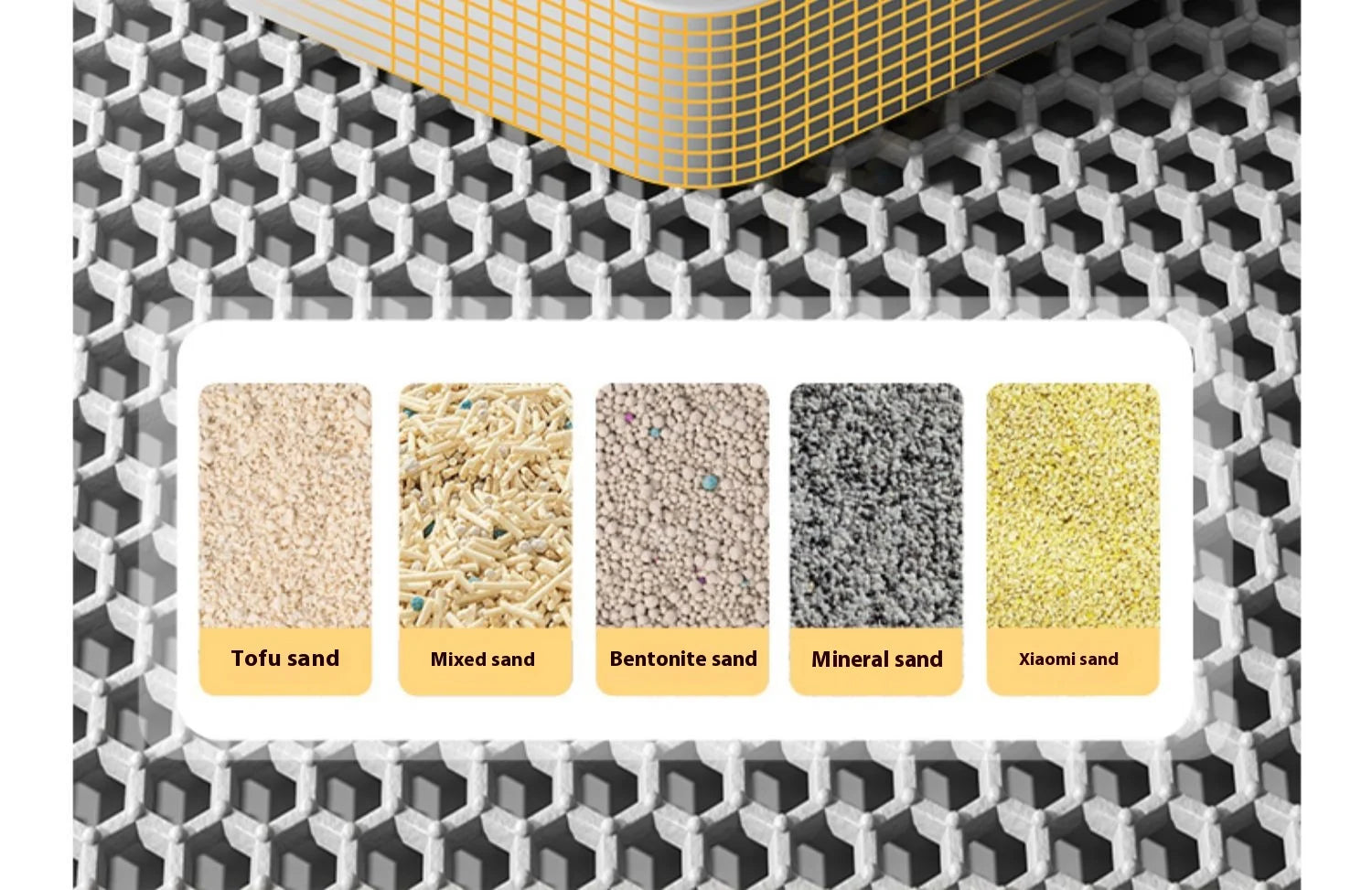 Tapis de litière pour chat, conception à 2 couches, technologie de piégeage du sable de qualité supérieure, Base étanche, protection de sol antidérapante pour animaux de compagnie, pour chatons d'intérieur