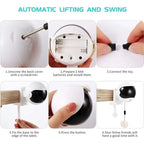 Jouet à mouvement électronique pour chat, boule de levage YoYo, battement électrique, teaser coule pour chat, puzzle rotatif coule, jouet pour animal de compagnie