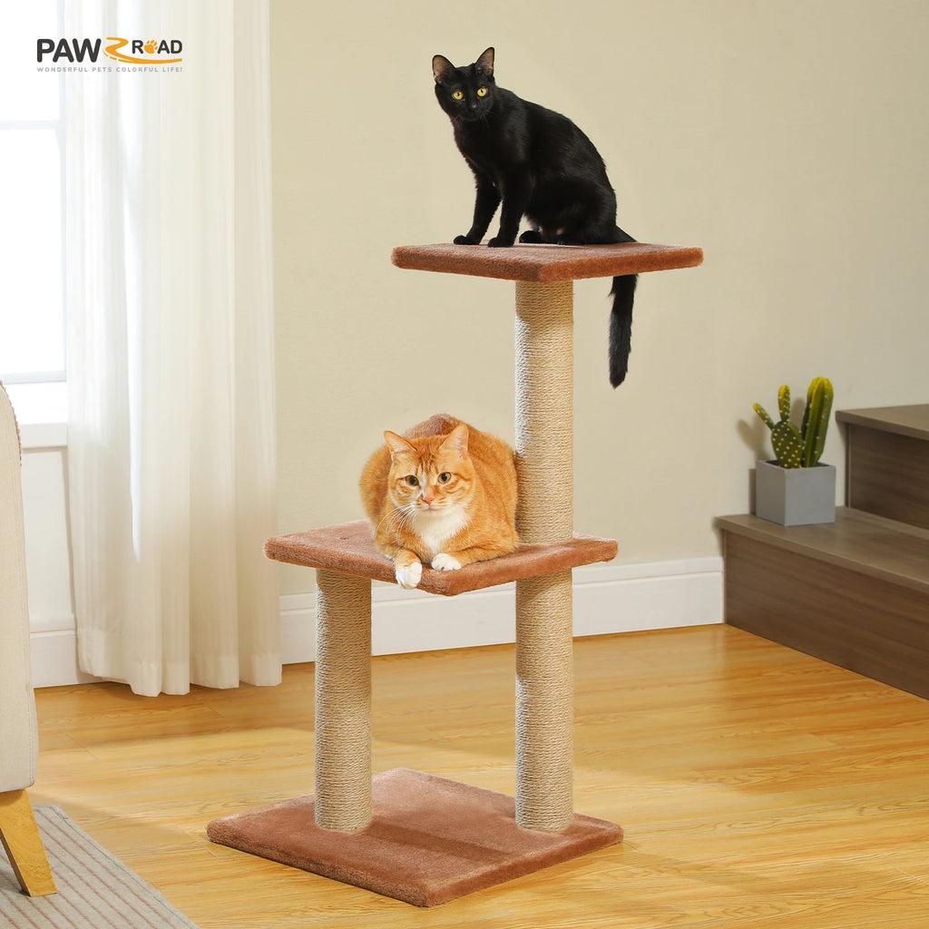 Arbre à chat PAWZ Road pour intérieur | Hamac, niche et griffoirs en sisal