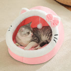 Mignonne et douce maison pour chat, super lit pour chat, confortable pour un sommeil profond, tente pour animaux de compagnie, nid douillet, petit tapis pour chien, sac