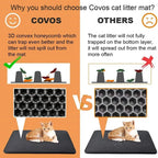 Tapis de litière pour chat de grande taille, imperméable, toilettes pour animaux de compagnie, tapis de piégeage de litière pour chat, antidérapant, Double couche, bac à litière pour chat, produit pour animaux de compa
