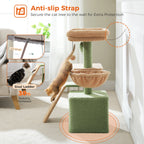 Arbre à chat PAWZ Road pour intérieur | Hamac, niche et griffoirs en sisal