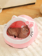 Mignonne et douce maison pour chat, super lit pour chat, confortable pour un sommeil profond, tente pour animaux de compagnie, nid douillet, petit tapis pour chien, sac