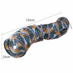 Jouet tunnel pliable pour animal de compagnie, tube de tunnel de jeu ennuyé pour chiot, chaton et lapin, jouet coule et amusant, entraînement pour chat et chaton