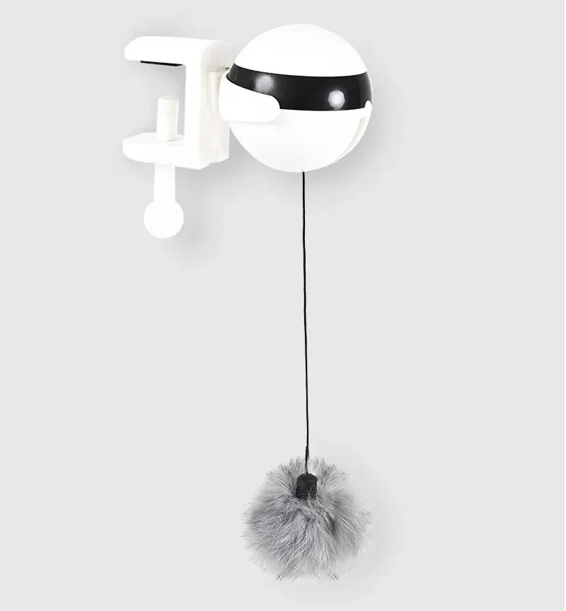 Jouet à mouvement électronique pour chat, boule de levage YoYo, battement électrique, teaser coule pour chat, puzzle rotatif coule, jouet pour animal de compagnie