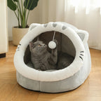 Mignonne et douce maison pour chat, super lit pour chat, confortable pour un sommeil profond, tente pour animaux de compagnie, nid douillet, petit tapis pour chien, sac