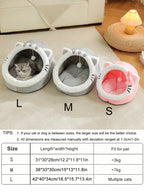 Mignonne et douce maison pour chat, super lit pour chat, confortable pour un sommeil profond, tente pour animaux de compagnie, nid douillet, petit tapis pour chien, sac