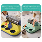 Distributeur de nourriture interactif multi-puzzles pour chats et chiens, jouet anti-glouton pour la stimulation mentale et le soulagement de l'ennui