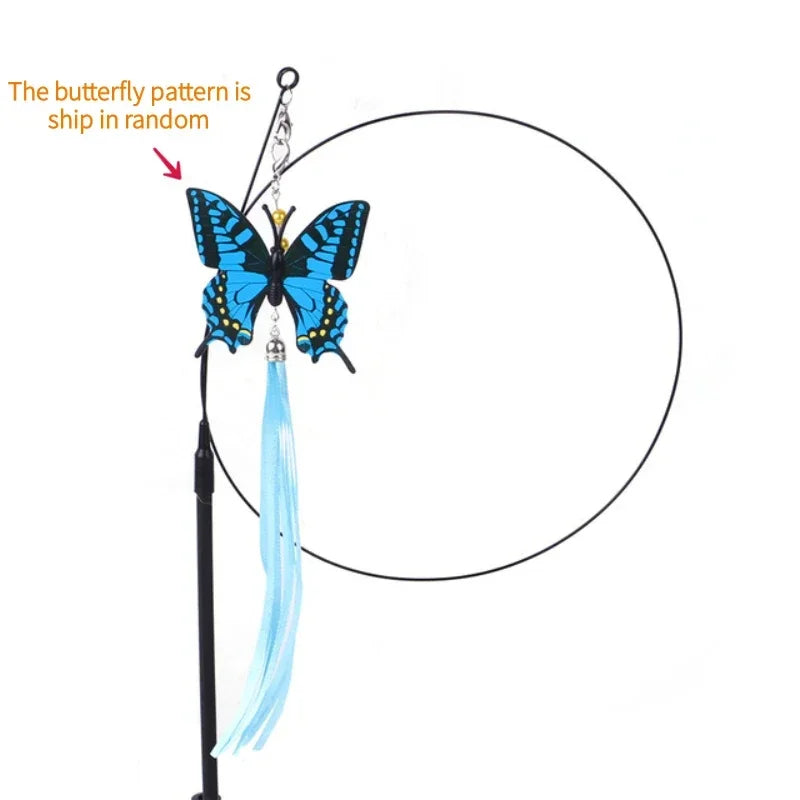 Jouet à plume FeatherPlay™ | Ventouse et jeu de chasse pour chat