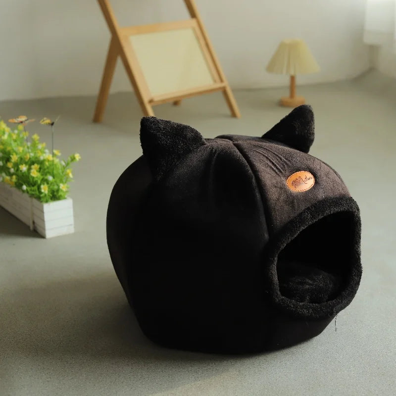 Nouveau confort de sommeil profond en hiver lit de chat tapis de glace panier petit chien maison produits animaux tente confortable grotte nid intérieur Cama Gato