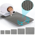 Tapis de litière pour chat de grande taille, imperméable, toilettes pour animaux de compagnie, tapis de piégeage de litière pour chat, antidérapant, Double couche, bac à litière pour chat, produit pour animaux de compa