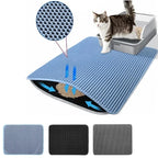 Polymères de litière coordonnants pour animaux de compagnie, filtre à double couche, degré d'usure, étanche, fournitures de nettoyage pour chat