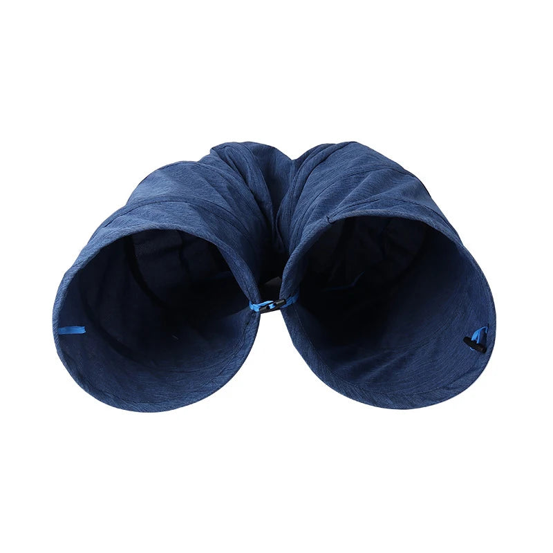 Nouveau tunnel pliable pour chat d'intérieur, résistant aux griffures, avec coussin moelleux, ensemble de jouets interactifs pour chat, jeu de cache-cache, tunnel, fournitures pour animaux de compagnie