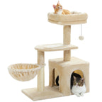 Arbre à chat PAWZ Road pour intérieur | Hamac, niche et griffoirs en sisal
