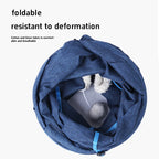 Nouveau tunnel pliable pour chat d'intérieur, résistant aux griffures, avec coussin moelleux, ensemble de jouets interactifs pour chat, jeu de cache-cache, tunnel, fournitures pour animaux de compagnie