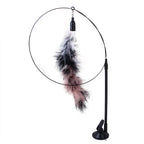 Jouet à plume FeatherPlay™ | Ventouse et jeu de chasse pour chat