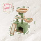 Arbre à chat PAWZ Road pour intérieur | Hamac, niche et griffoirs en sisal