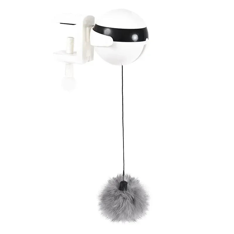 Jouet à mouvement électronique pour chat, boule de levage YoYo, battement électrique, teaser coule pour chat, puzzle rotatif coule, jouet pour animal de compagnie