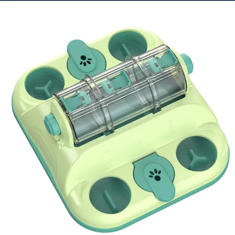 Distributeur de nourriture interactif multi-puzzles pour chats et chiens, jouet anti-glouton pour la stimulation mentale et le soulagement de l'ennui