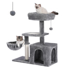 Arbre à chat PAWZ Road pour intérieur | Hamac, niche et griffoirs en sisal