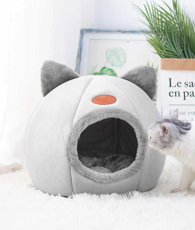 Nouveau confort de sommeil profond en hiver lit de chat tapis de glace panier petit chien maison produits animaux tente confortable grotte nid intérieur Cama Gato