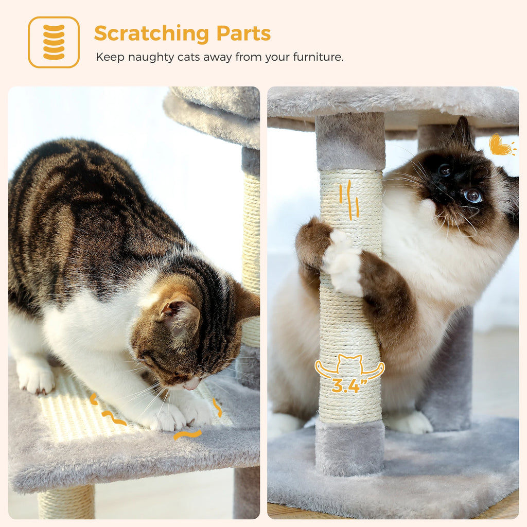 Arbre à chat PAWZ Road pour intérieur | Hamac, niche et griffoirs en sisal