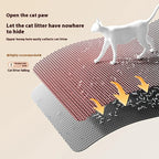 Tapis de litière pour chat, conception à 2 couches, technologie de piégeage du sable de qualité supérieure, Base étanche, protection de sol antidérapante pour animaux de compagnie, pour chatons d'intérieur