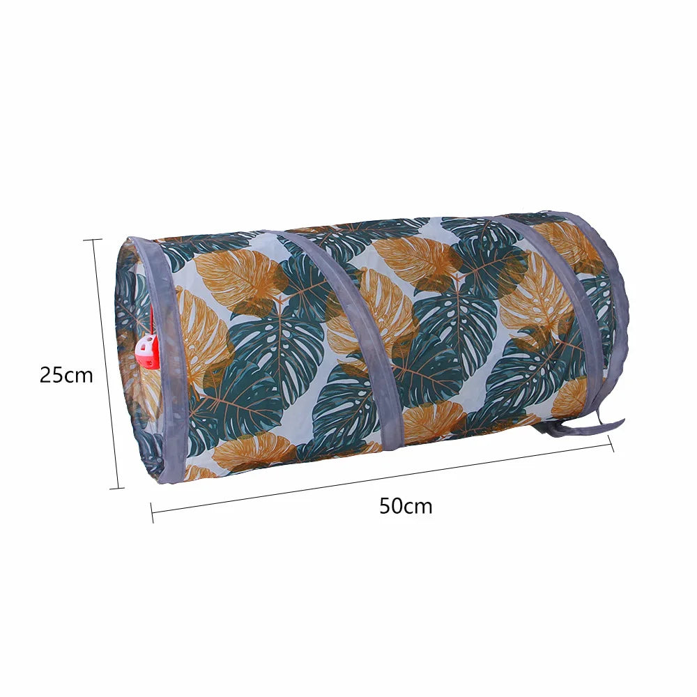 Jouet tunnel pliable pour animal de compagnie, tube de tunnel de jeu ennuyé pour chiot, chaton et lapin, jouet coule et amusant, entraînement pour chat et chaton