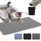 Polymères de litière coordonnants pour animaux de compagnie, filtre à double couche, degré d'usure, étanche, fournitures de nettoyage pour chat