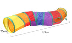 Jouet tunnel pliable pour animal de compagnie, tube de tunnel de jeu ennuyé pour chiot, chaton et lapin, jouet coule et amusant, entraînement pour chat et chaton