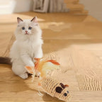Jouet pour chat en sisal A1, fausse souris, résistant aux morsures, jouet interactif pour chat, simulation de souris, jouet en peluche pour chaton, jouet pour chaton à faire joueuseselement
