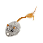 Jouet en peluche réaliste pour chat, souris interactive avec queue de chien pour chats, jouets pour chatons pour jouer en intérieur et