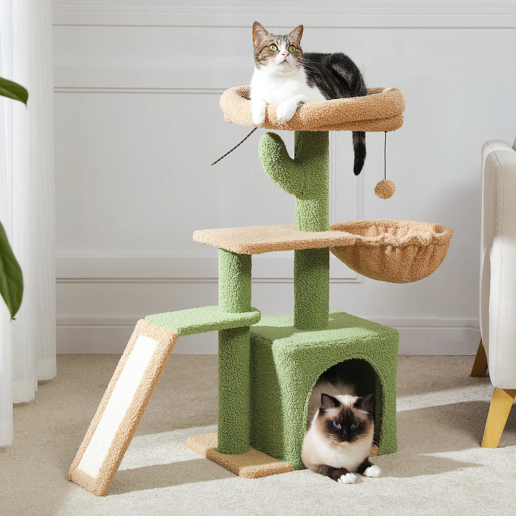 Arbre à chat PAWZ Road pour intérieur | Hamac, niche et griffoirs en sisal