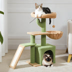 Arbre à chat PAWZ Road pour intérieur | Hamac, niche et griffoirs en sisal