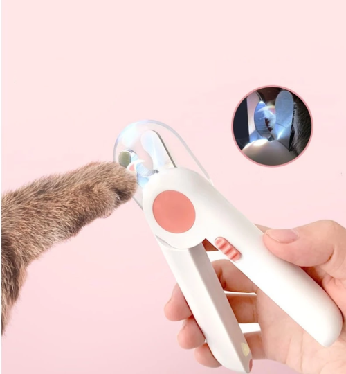 Coupe-ongles LED pour Chat et Chiot — Sécurité Anti-Blessure