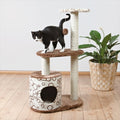 Trixie Casta Cat Tree — Brown & Beige with Circles